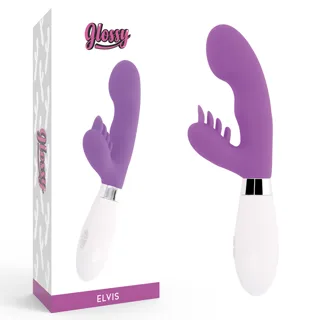 Lapin Elvis Violet Glossy violet vibromasseur rabbit