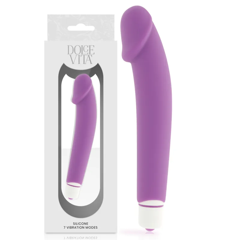Vibromasseur Réaliste Violet Silicone Dolce Vita
