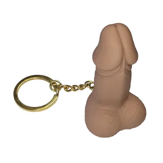 Porte-clés Sifflet en Forme de Pénis Couleur Chair Diablo Picante chair jeu coquin