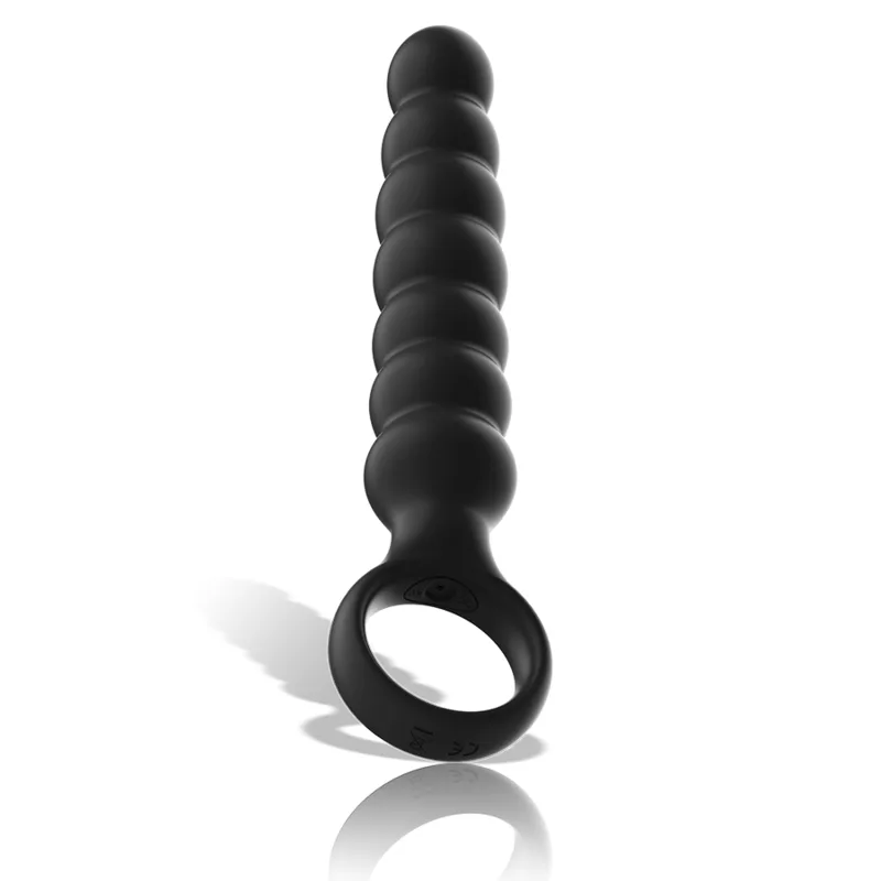 Dilatateur Anal Puissant en Silicone Bob Black&Silver