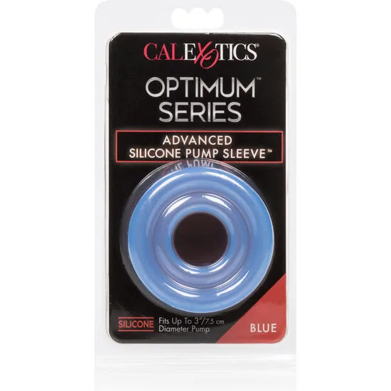 Manchon de Pompe en Silicone Adv Bleu Calexotics