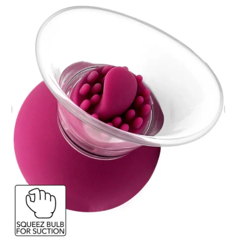 Stimulateur clitoridien Pompe Vibrante et Rotative pour les Tétons et le Clitoris She.e.o