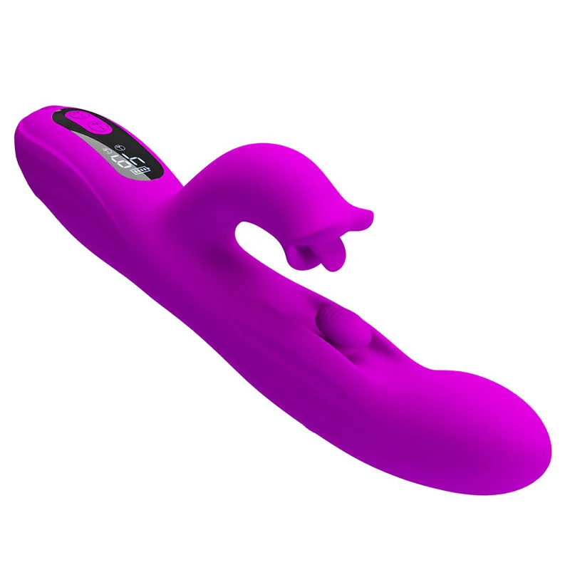Vibromasseur Oscillant Lapin Yalanda avec Affichage LED