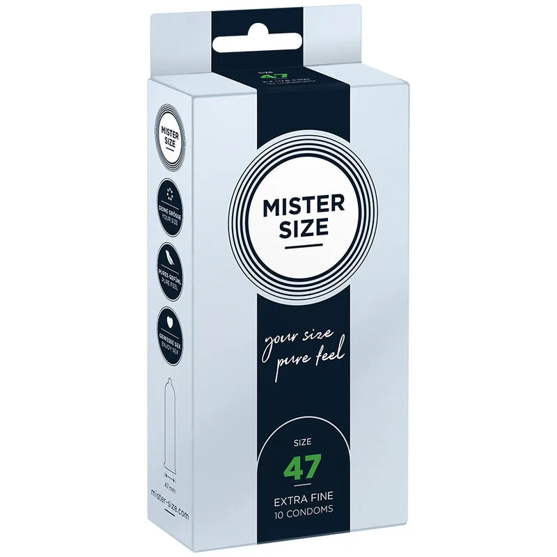 Préservatifs Taille XS 47 mm (10 Unités) Mister Size