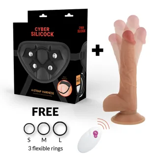 Gode Télécommande Ceinture Master John Cyber Silicock
