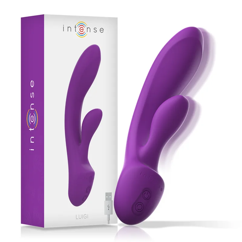 Luigi Rabbit Vibromasseur Liquide Silicone Violet Intense