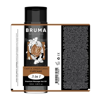 Huile de Massage Premium Effet Chaleur Saveur Cupcake 3 Bruma