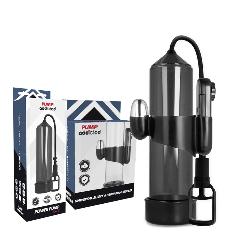 Vibromasseur Rx7 Noir Pump Addicted