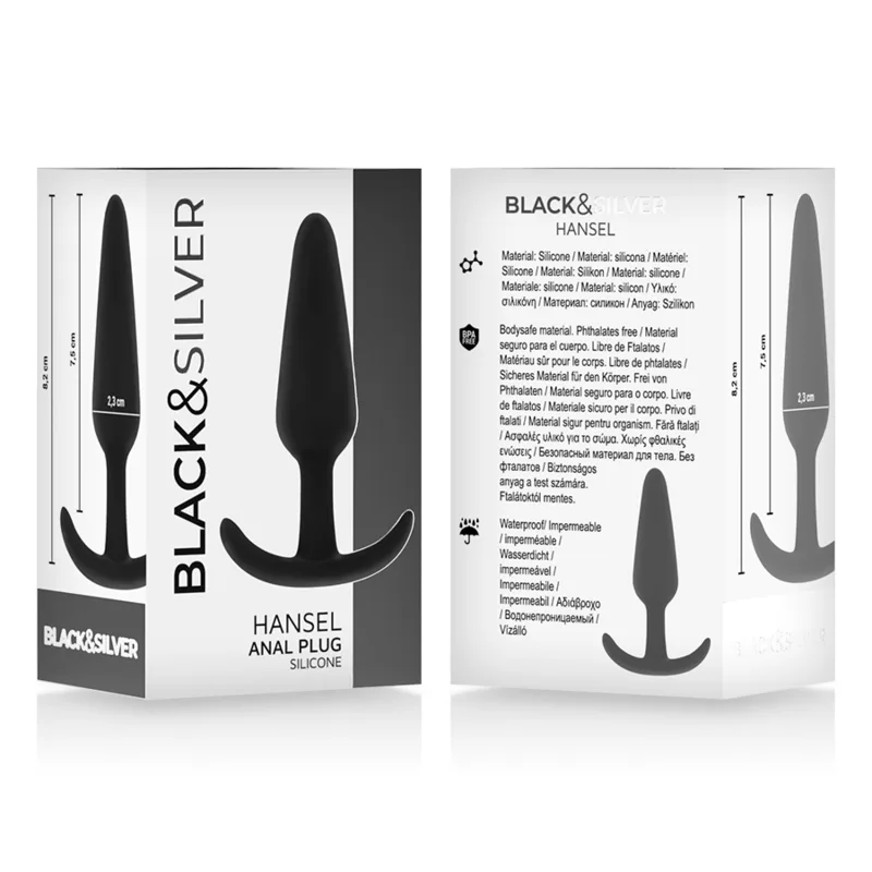 Sextoy Anal Black&silver
