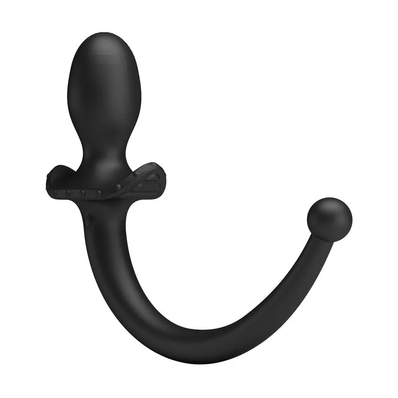 Vibromasseur Anal et Périnéum Noir Contrôlé par Pretty Love