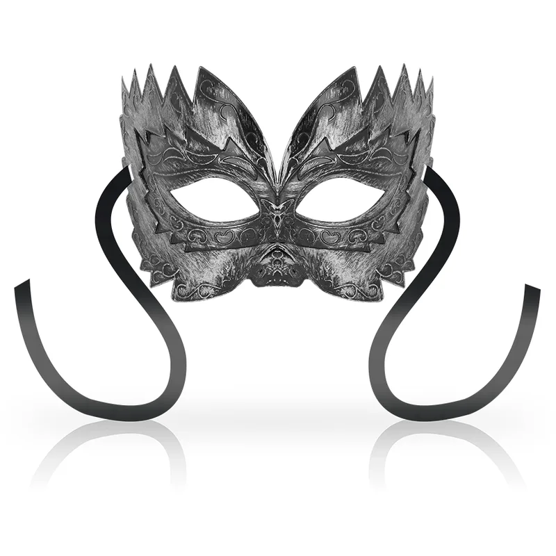 Masques Antizaz Style Vénitien Argent Ohmama argent bâillon