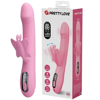 Vibromasseur Bella Rabbit avec Stimulation Papillon et Pretty Love