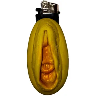 Briquet Vagin Couleur Doré Diablo Picante doré jeu coquin