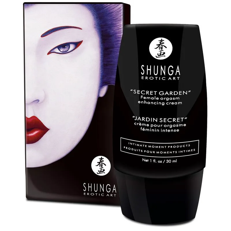 Aphrodisiaque Crème d''orgasme Féminin Intense Jardin Secret Shunga