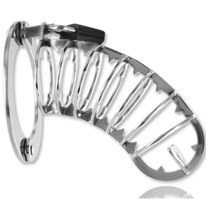 Cage Pénis avec Serrure de Sécurité 14 CM Metal Hard cage de chasteté