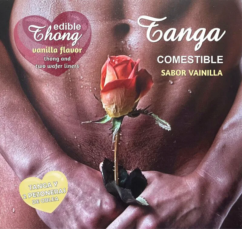 String Homme + 2 Nipple Azyme Vanille /es/pt/en/fr/it/ Hotflowers ensemble lingerie