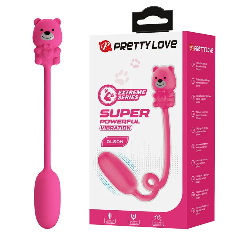 Oeuf vibrant Vibromasseur Balle Rechargeable Olson avec Télécommande