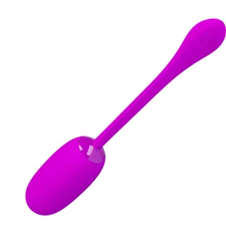 Œuf Vibrant Julius Pretty Love - avec son échelle de taille - Violet