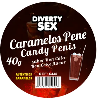 20 Bonbons au Pénis Saveur Ron Cola Diablo Picante jeu coquin