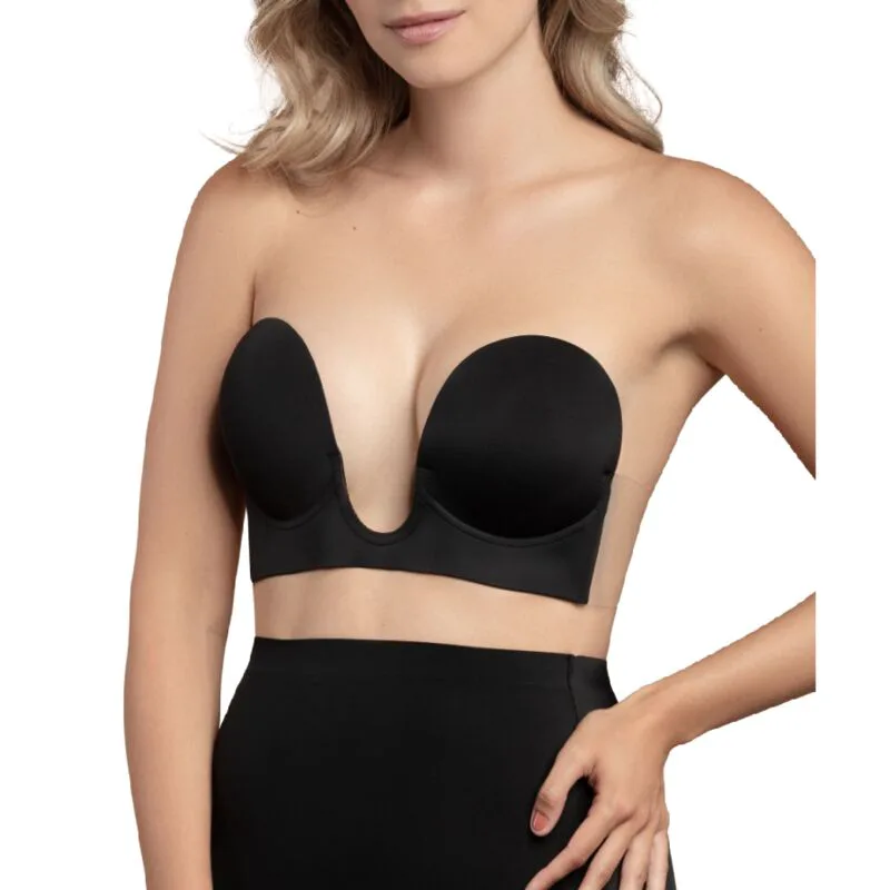 Bra - Soutien-gorge sans Poignées Noir Bonnet B Bye noir lingerie
