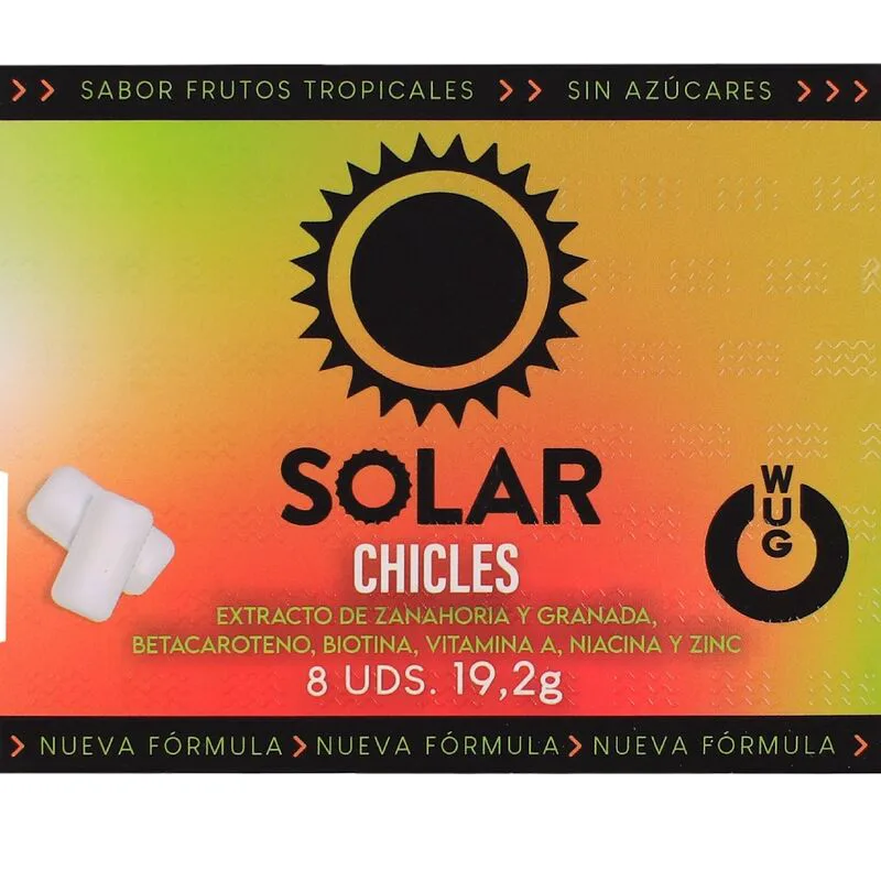 Gum Qui Prépare Votre Peau au Soleil. Plaquette de 8 complements