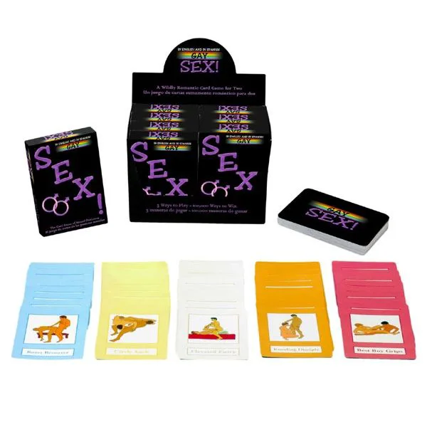 Naipes de Sexo Gay, Jeu de Cartes Gay Es / Fr Kheper Games jeu coquin
