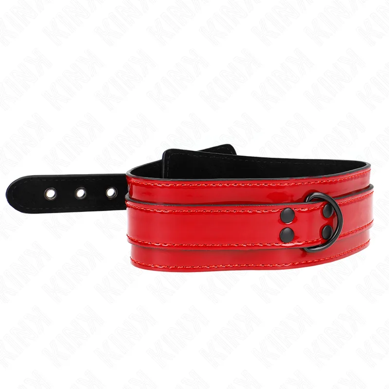 Collier Ajustable Rouge Vin 37,5-49,5 cm x 5 cm Kink