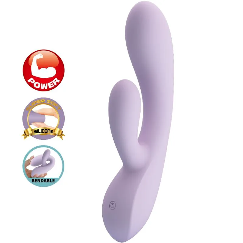 Vibromasseur Rosolyn Rabbit 10 Vibrations Violet Pretty Love