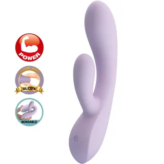 Vibromasseur Rosolyn Rabbit 10 Vibrations Violet Pretty Love