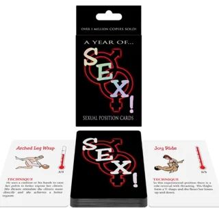 Cartes de Position Sexuelle un An De... Sexe ! Kheper Games jeu coquin