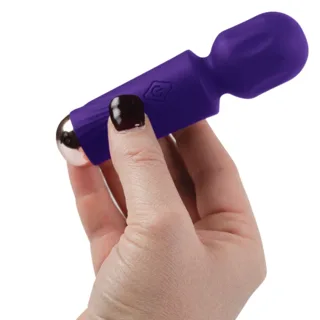 Mini Wand de Poche Rocksoff - avec sa base - Violet