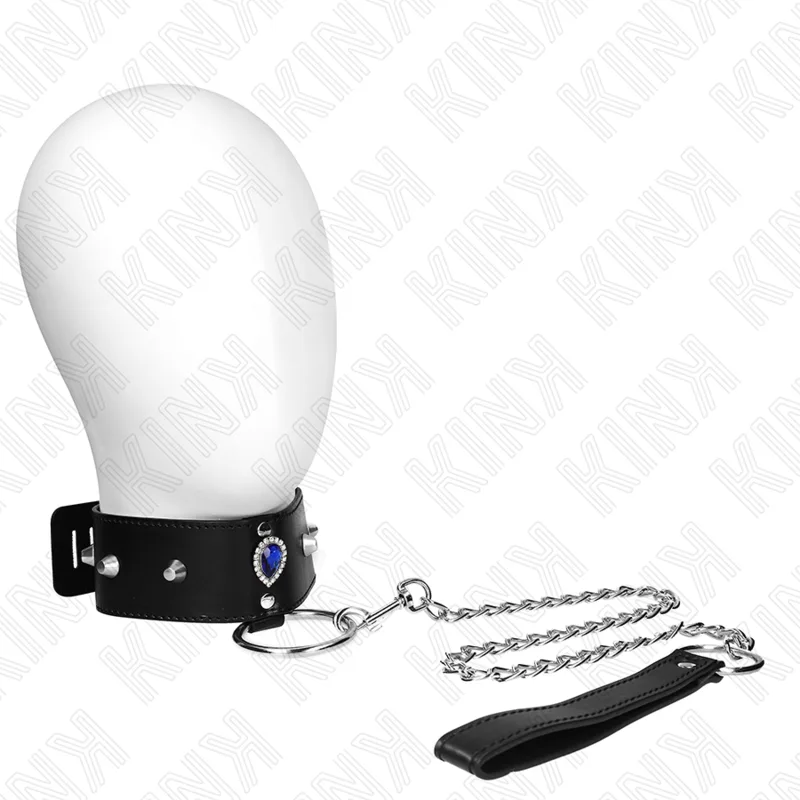 Collier 65 cm avec Bracelet avec Diamants Bleu Ajustable Kink