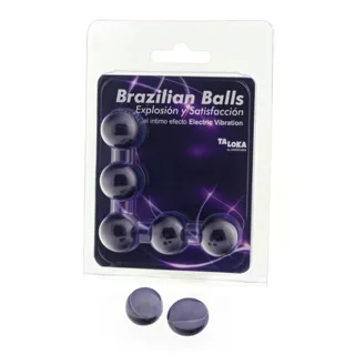 5 Balles Brésiliennes Effet Vibrant Électrique Gel Taloka