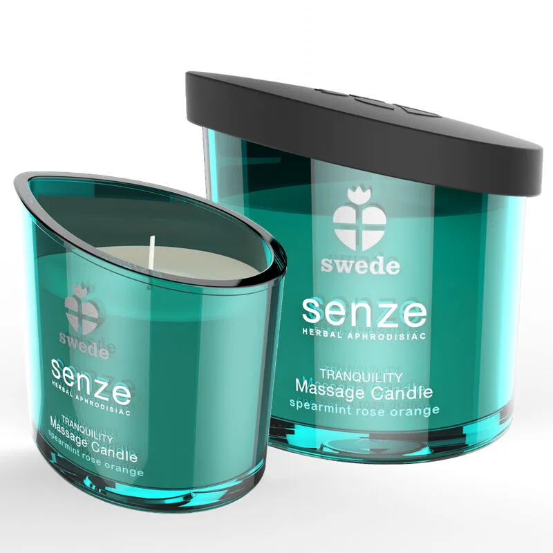 Bougie de Massage Sweede Senze Tranquility Menthe Verte, Swede