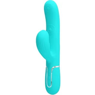 Perlita Vibromasseur Multifonction 3 en 1 Point G Vert Pretty Love