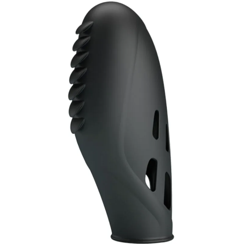 Vibromasseur Doigt en Silicone Gilo Noir Pretty Love