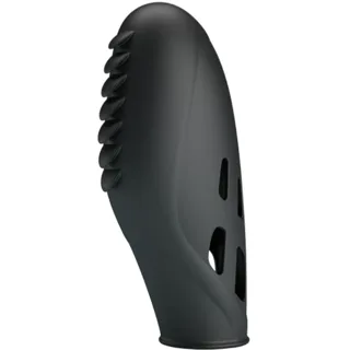 Vibromasseur Doigt en Silicone Gilo Noir Pretty Love