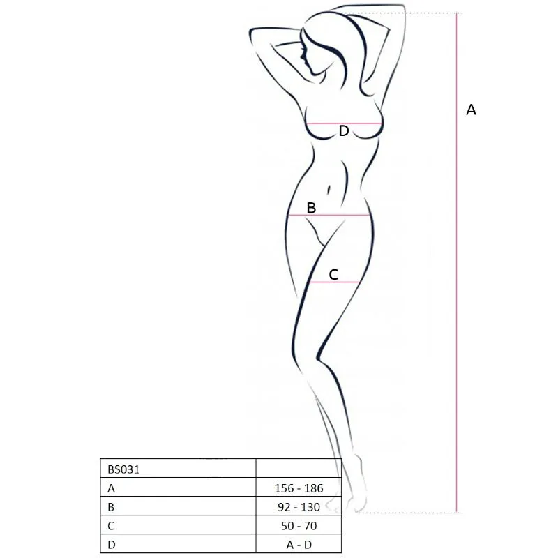 Femme BS031 Bodystocking Rouge Taille Unique Passion rouge body résille