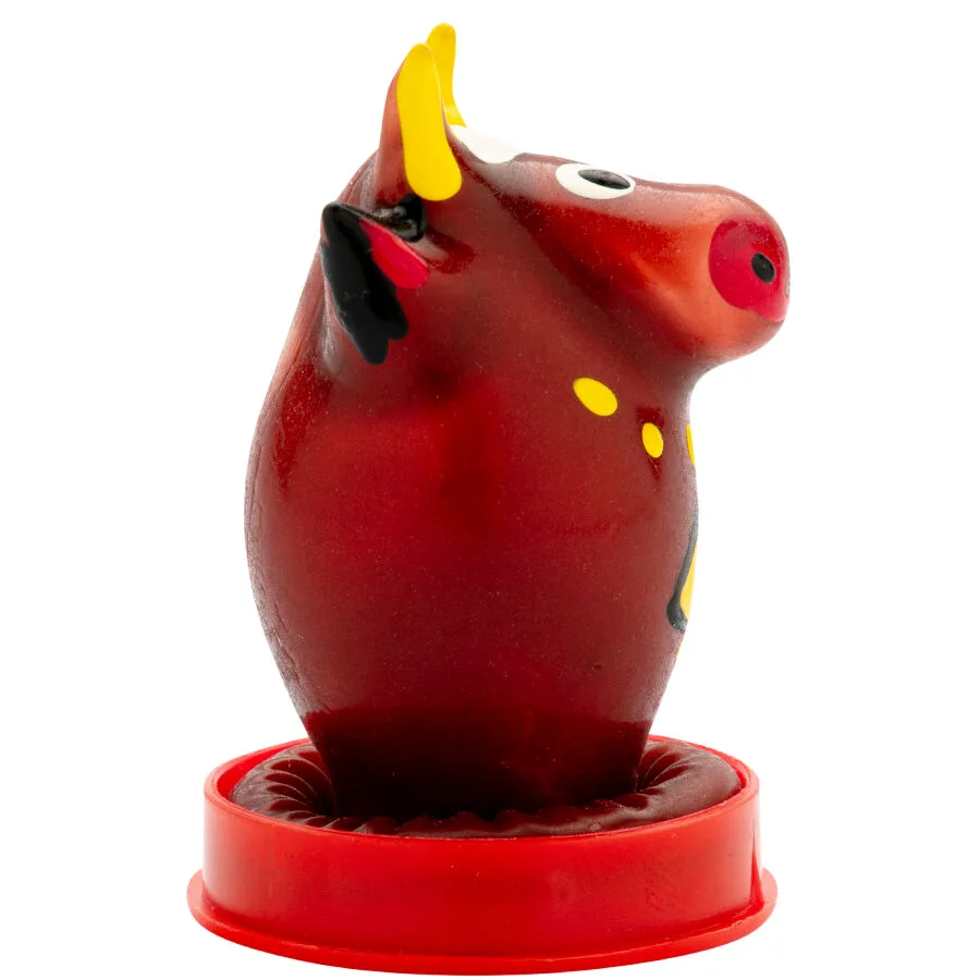 Préservatifs Fantaisie Peints à la Main Modèle Taureau 1