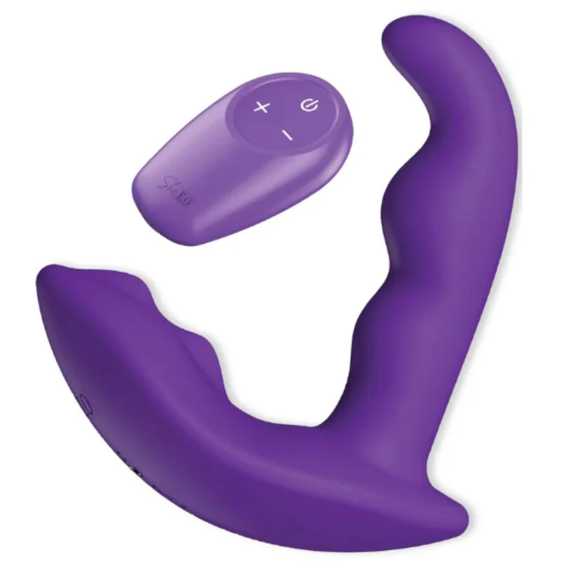 Stimulateur Anal Vibrant Rotatif avec Télécommande Violet She.e.o