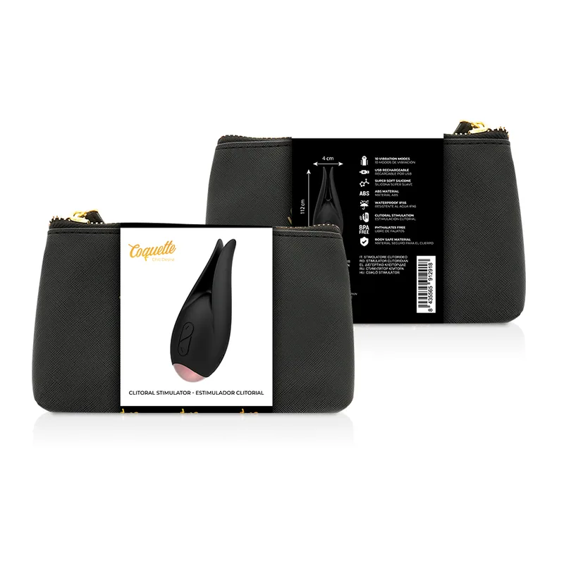 Stimulateur Clitorial Noir / Or Coquette Chic Desire