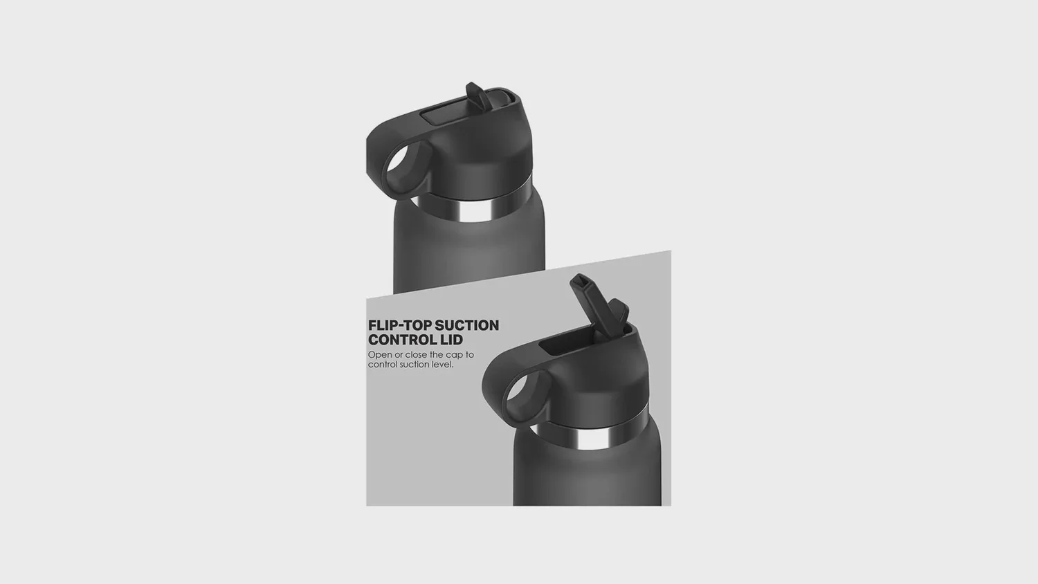 Bouchon à clapet de la vaginette Fuck Flask, qui sert à régler l'aspiration