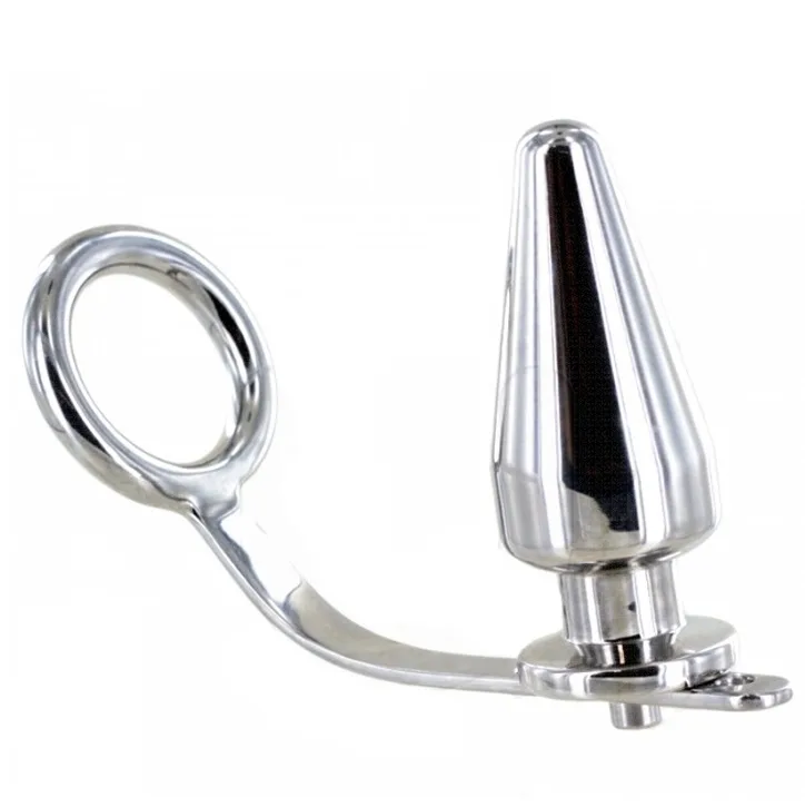 Anneau en Acier avec Plug Anal 80 x 55 mm Metal Hard