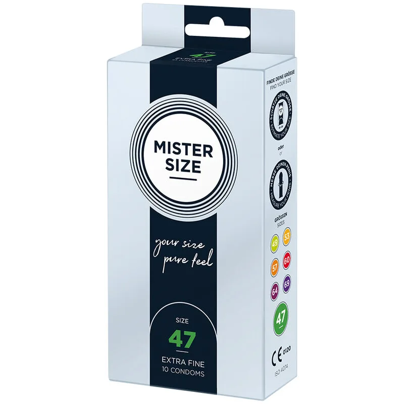 Préservatifs Taille XS 47 mm (10 Unités) Mister Size