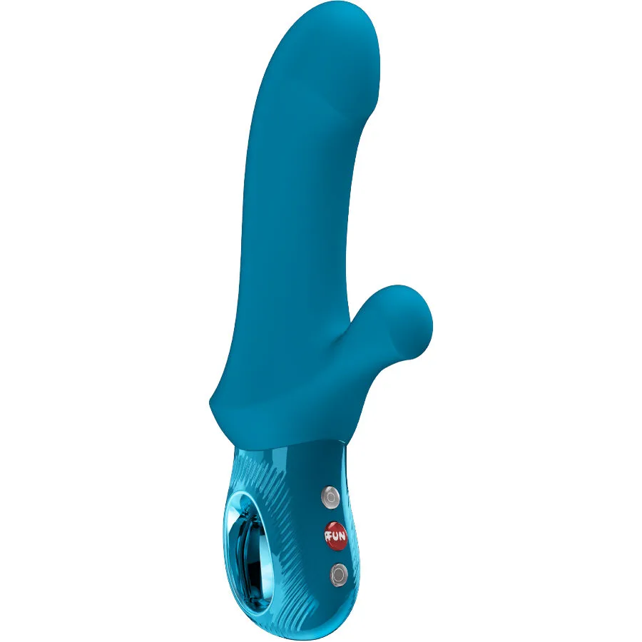 Vibromasseur Pulsateurs de Lapin à Courbe Bi Stronic Aquamarine Fun Factory