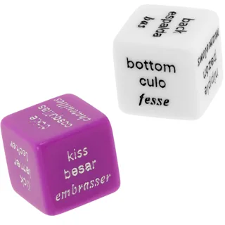 Jeu de dés Érotiques Es/fr/en Coverme jeu coquin