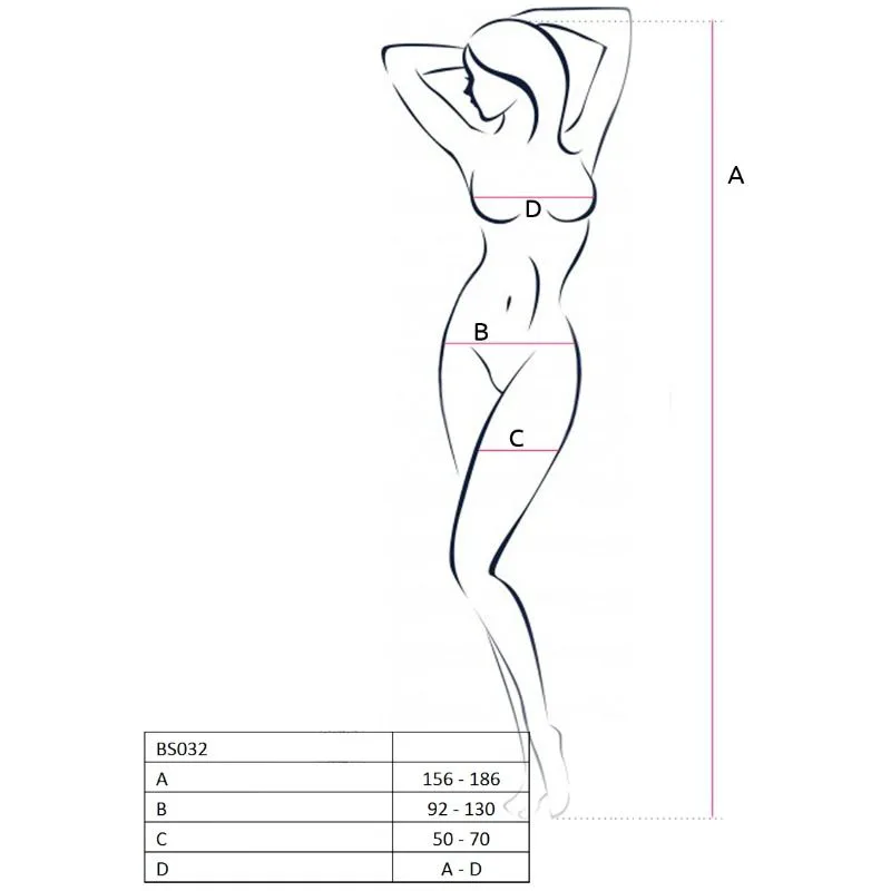 Femme BS032 Bodystocking Rouge Taille Unique Passion rouge body résille