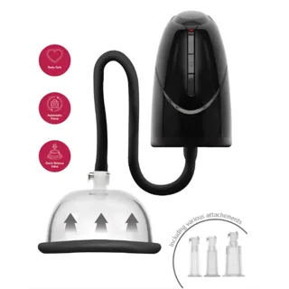 Stimulateur clitoridien Pompe à Vide Automatique pour Vagin et Clitoris Noir She.e.o
