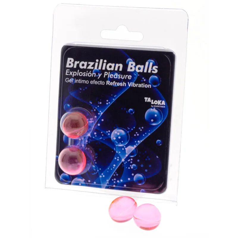 2 Balles Brésiliennes Effet Vibrant Gel Excitant Taloka