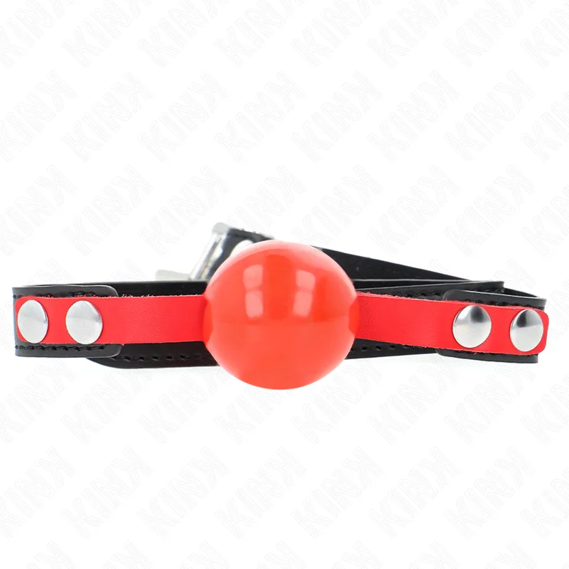 Balle TPE Souple 4 CM Bâillon Modèle 4 60 X 2 CM Réglable Kink bâillon